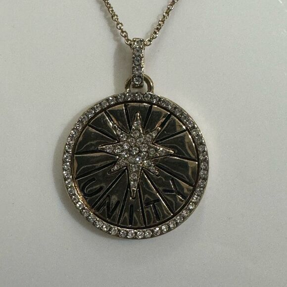 UNITY Rhinestone Medallion Pendant Necklace - Picture 8 of 8